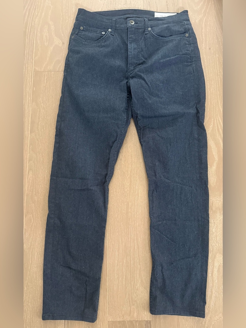 rag & bone Fit 2 Brushed Twill Navy Slim Pants 31x32 Men’s